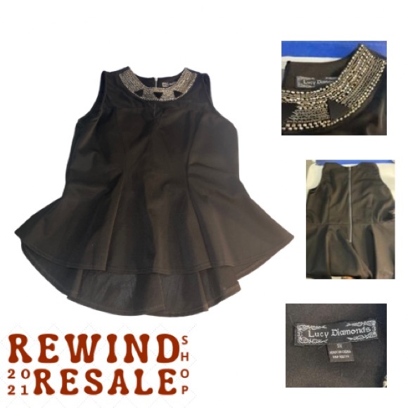 Lucy Diamond Brand women’s plus dress blouse sleeveless size 3X - Picture 1 of 4